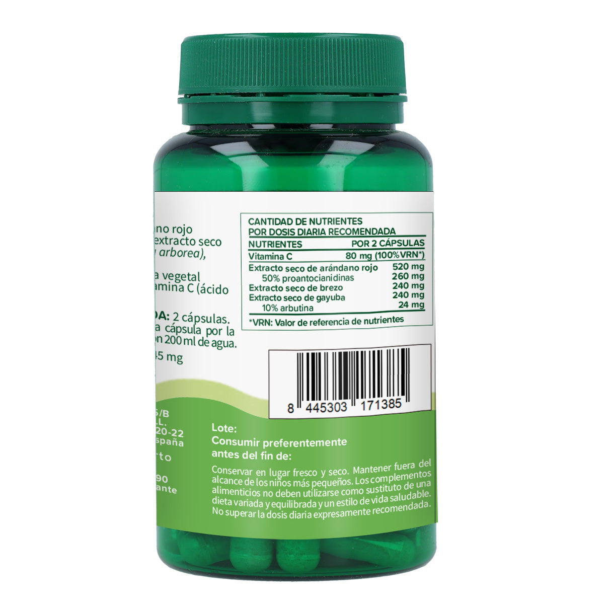 Complesso di mirtilli rossi Complesso di mirtilli rossi Planeta Huerto 30 caps