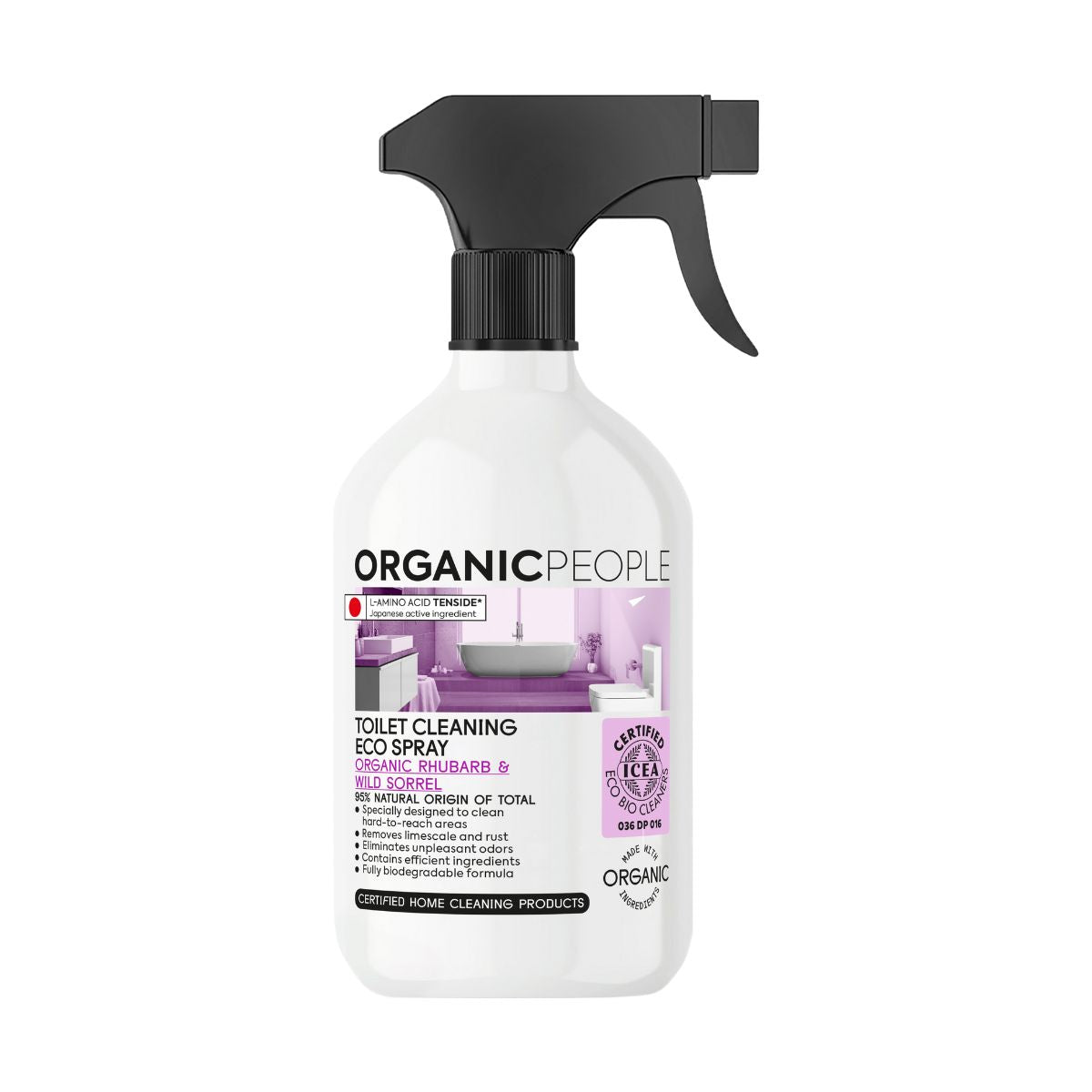 Spray nettoyant écologique pour WC Organic People 500 ml