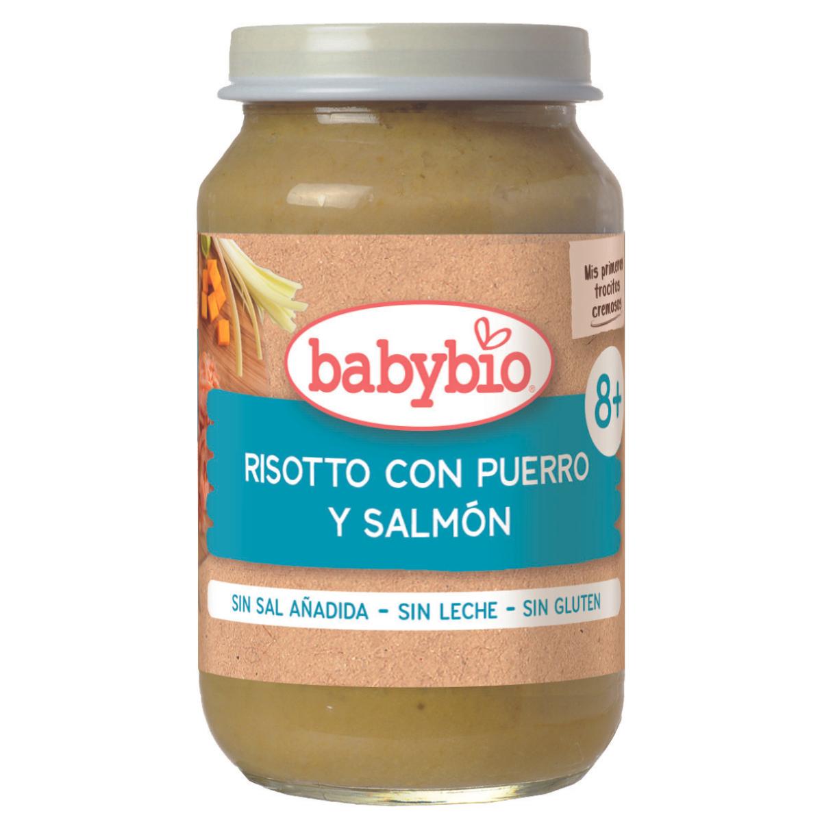 Petit pot de risotto aux poireaux et au saumon Babybio 200 g