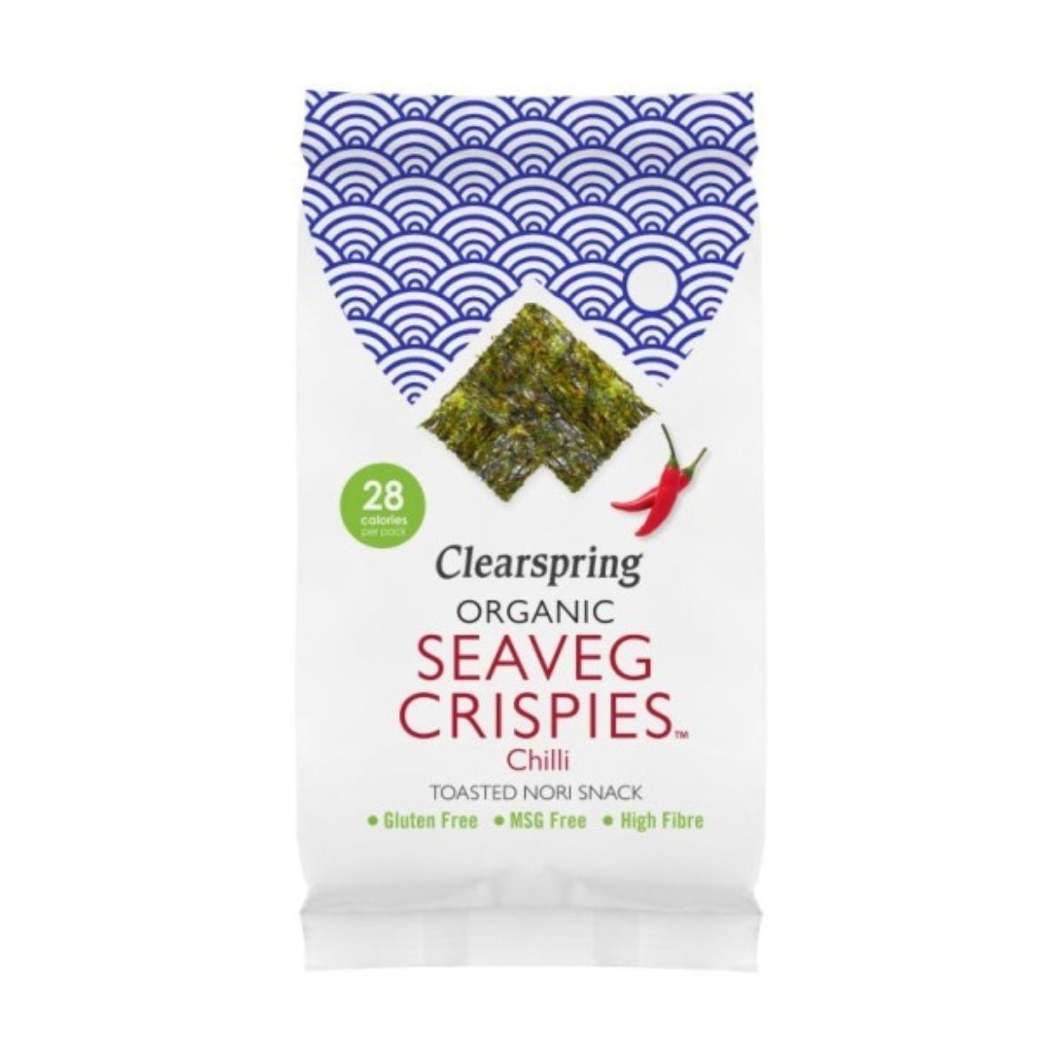 Clearspring Organic Nori Chilli Seaweed Snack 4 g
