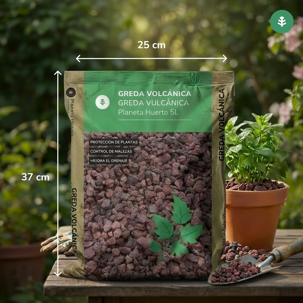 Graisse volcanique Planeta Huerto 5 Litres