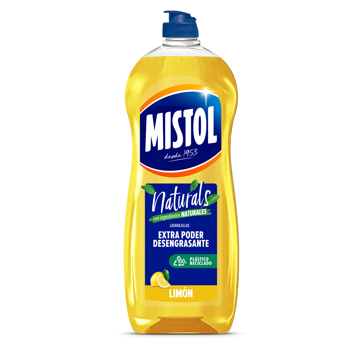 Liquide vaisselle concentré citron extra dégraissant Mistol naturals 650 ml