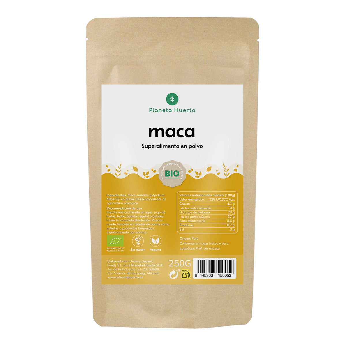 Maca-Pulver ECO Planeta Huerto