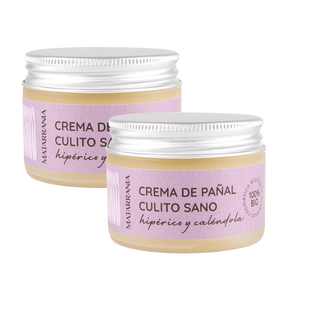 Confezione da 2 balsami per il sederino Culito Sano Bio Matarrania, 30 ml