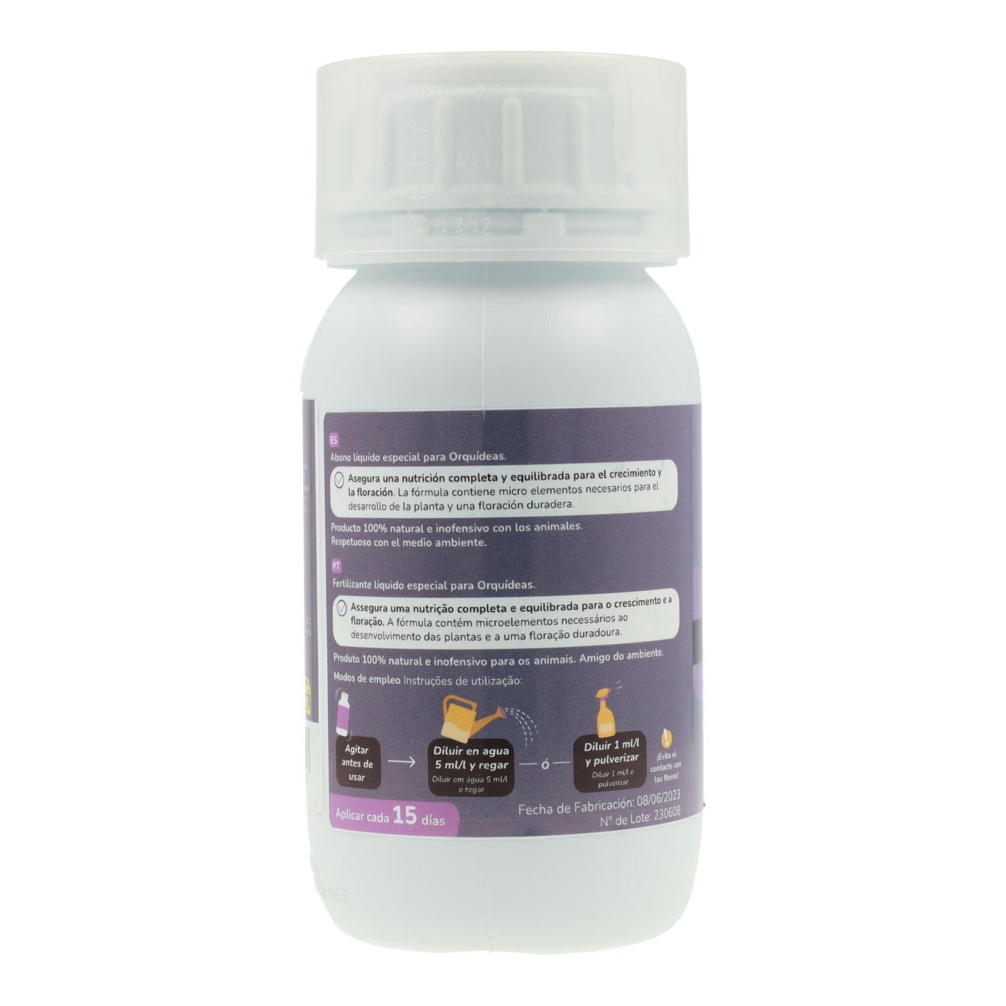 Liquid Orchid Fertilizer Planeta Huerto 250 ml