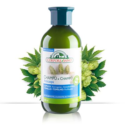 Anti-Schuppen-Shampoo mit Hopfen, Thymian und Fenchel von Corpore Sano 300 ml