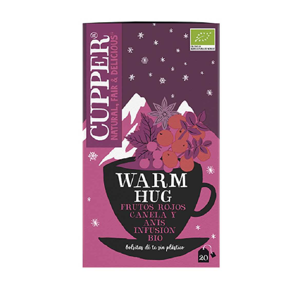 Bio-Kräutertee Winter Warm Hug Cupper 20 Beutel