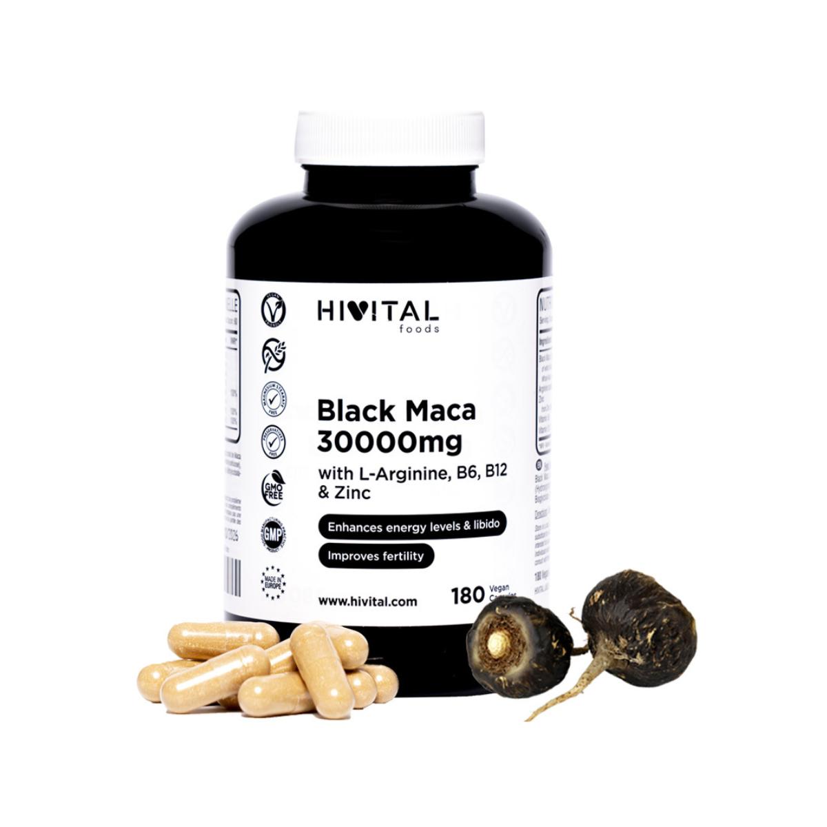 Hivital Black Maca 180 capsules