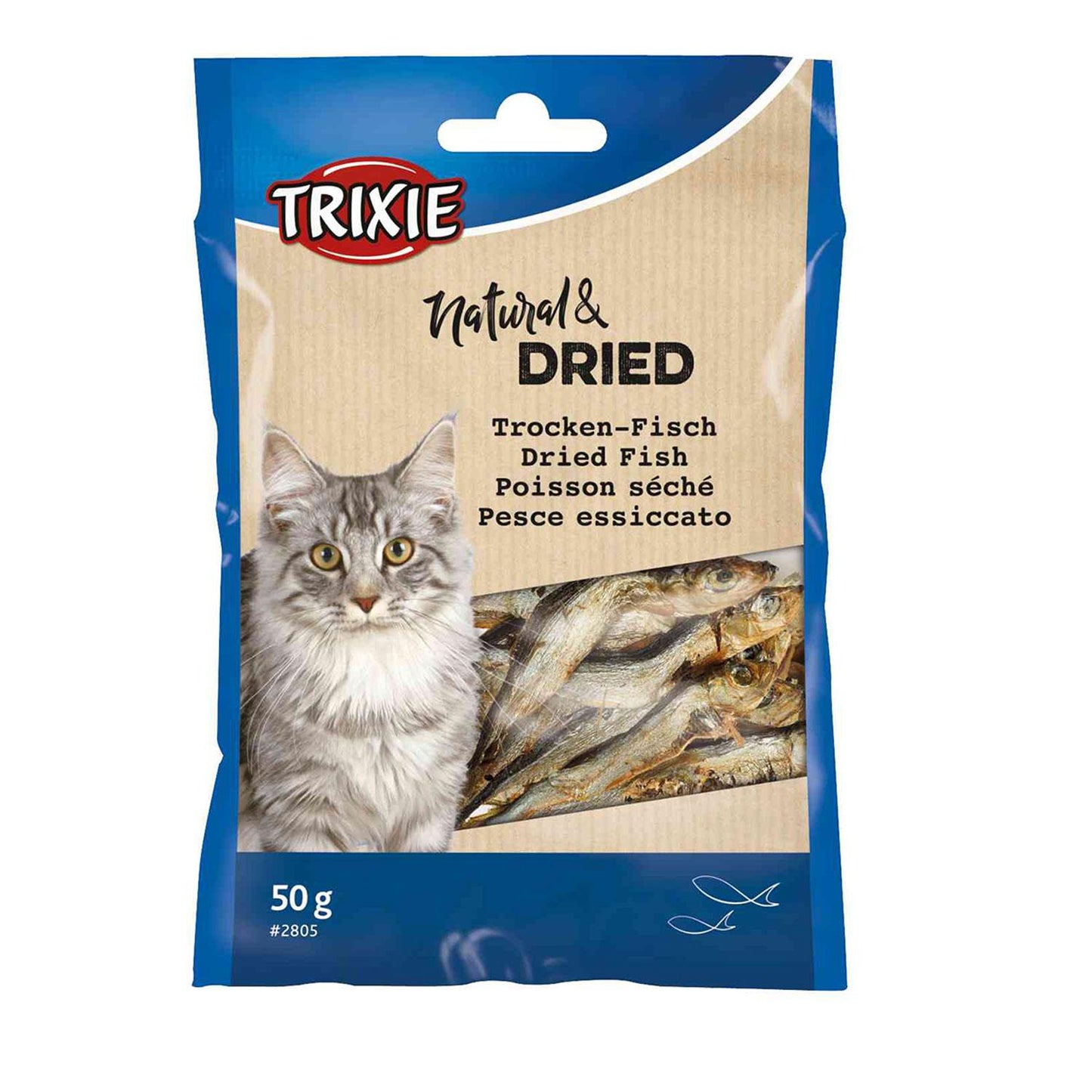 Trixie Dried anchovies for cats, 50 g