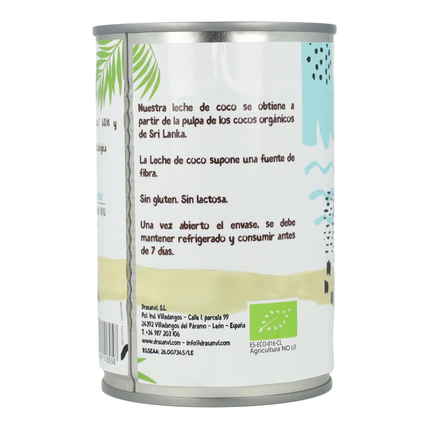 Bio-Kokosmilch Ecosana 450 ml