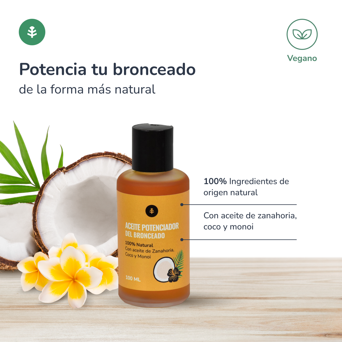 Naturalny olejek do opalania Planeta Huerto 100 ml