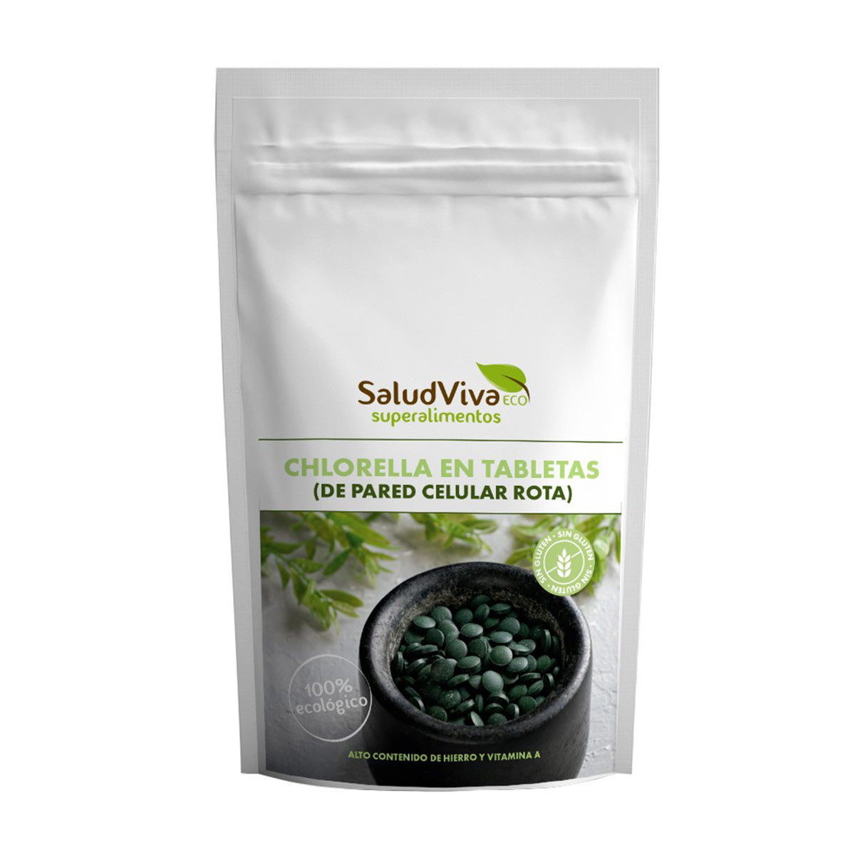 Chlorella-alger i tabletter ECO Salud Viva 125 g