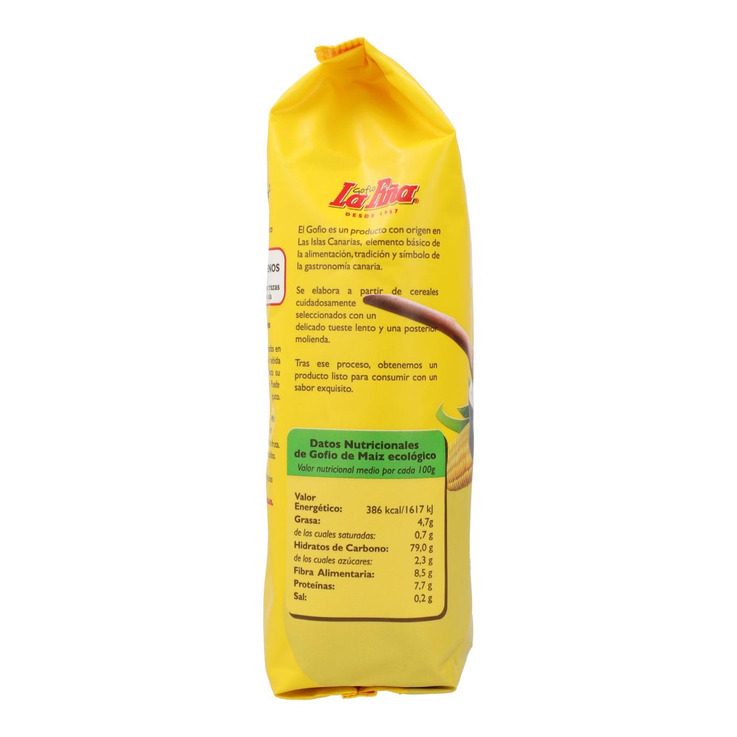 Gofio de maïs BIO La Piña 500 g