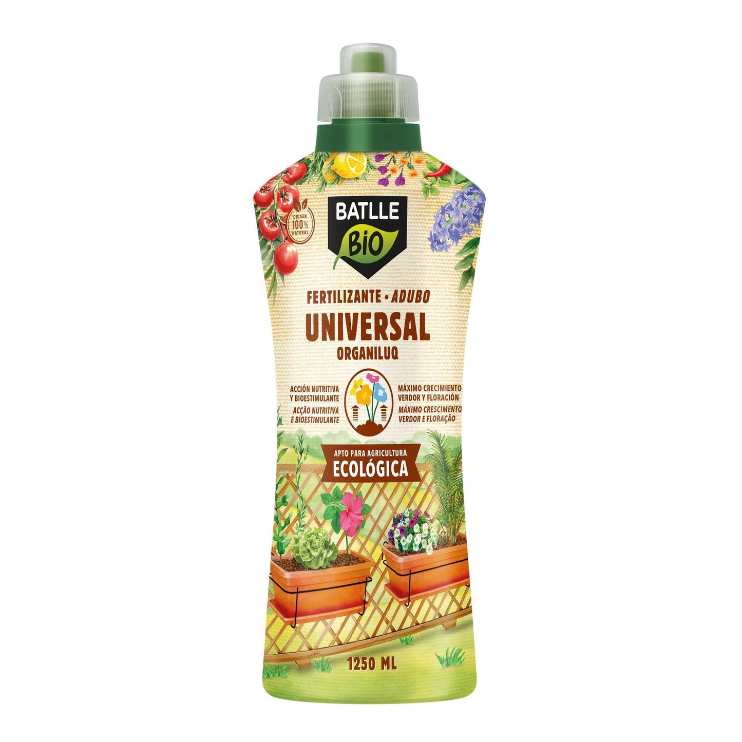 Universele biologische meststof Batlle Bio 1250 ml