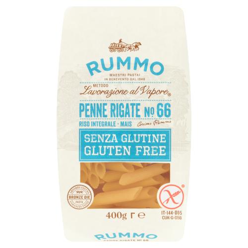 Pâtes Penne Rigate SANS Gluten N°66 Rummo 400 g