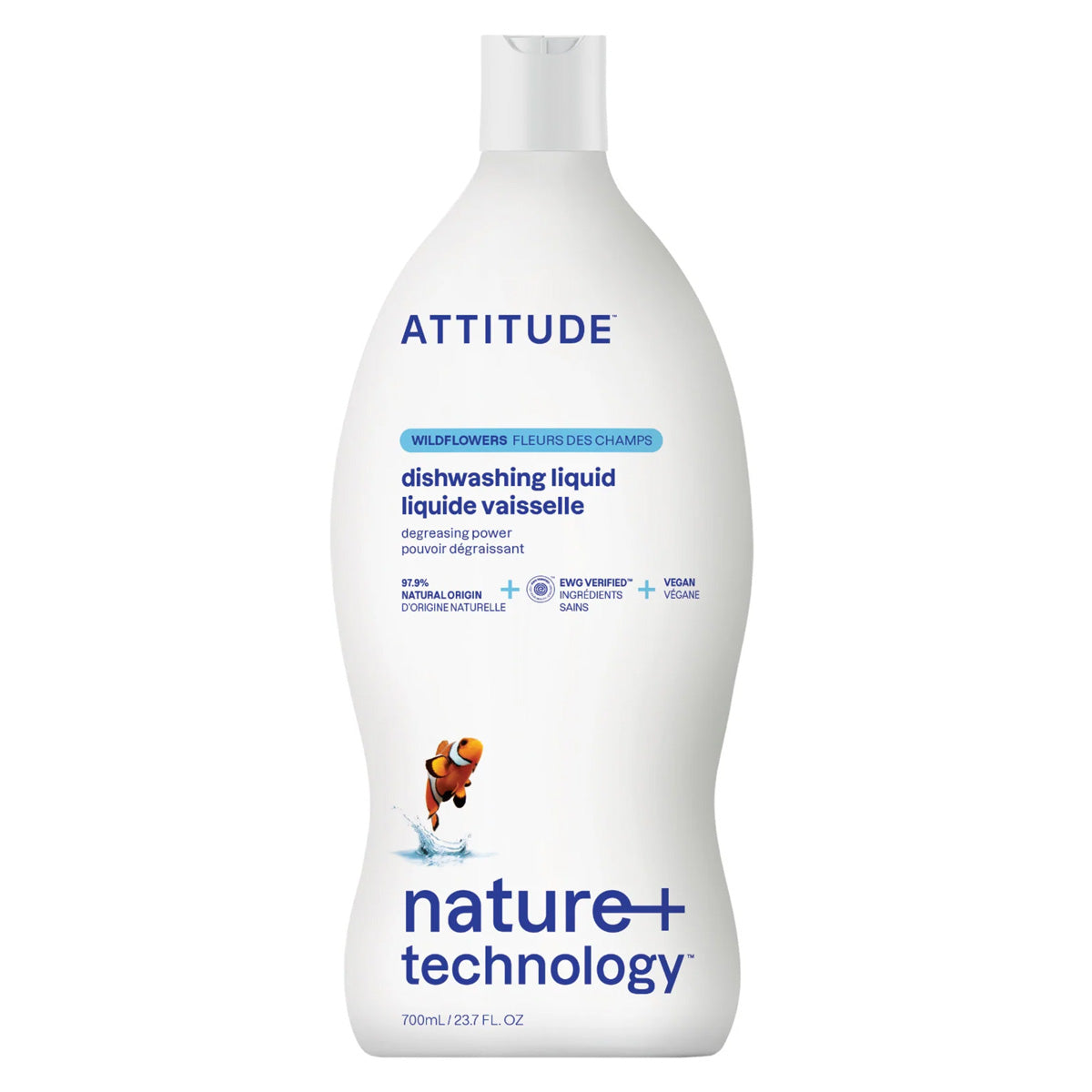 Liquide vaisselle concentré Wildflowers Attitude 700 ml