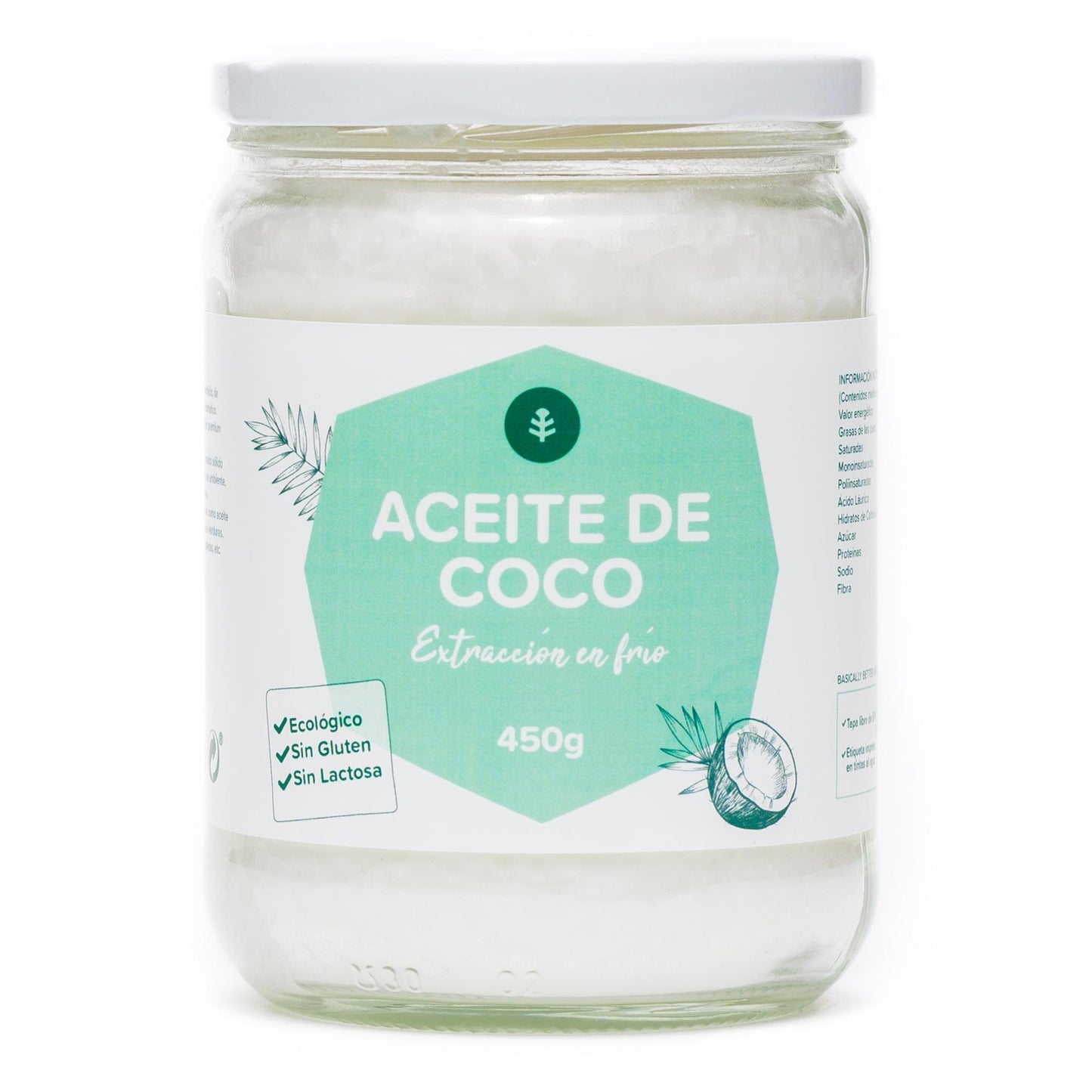 Virgin coconut oil ECO Planeta Huerto 500 ml