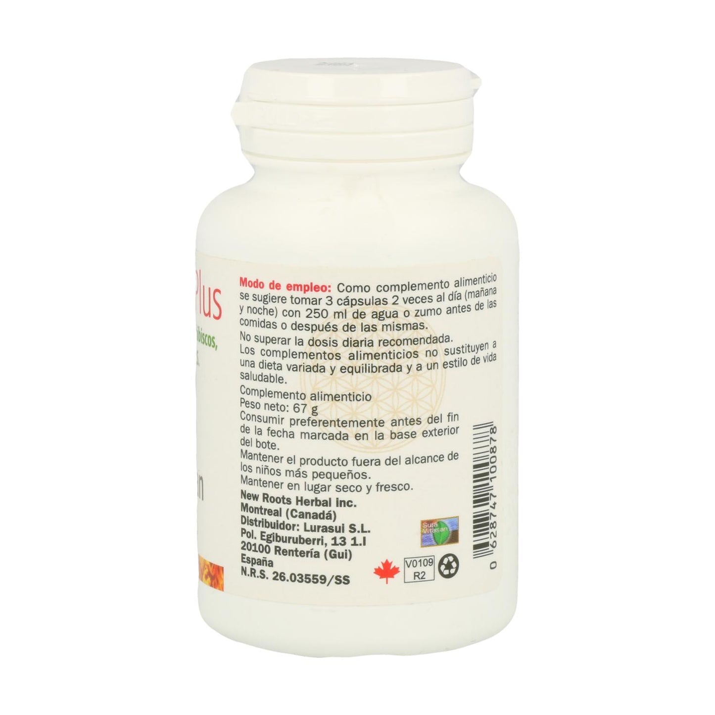 Psyllium Plus 550 mg 100 Kapseln Sura Vitasan