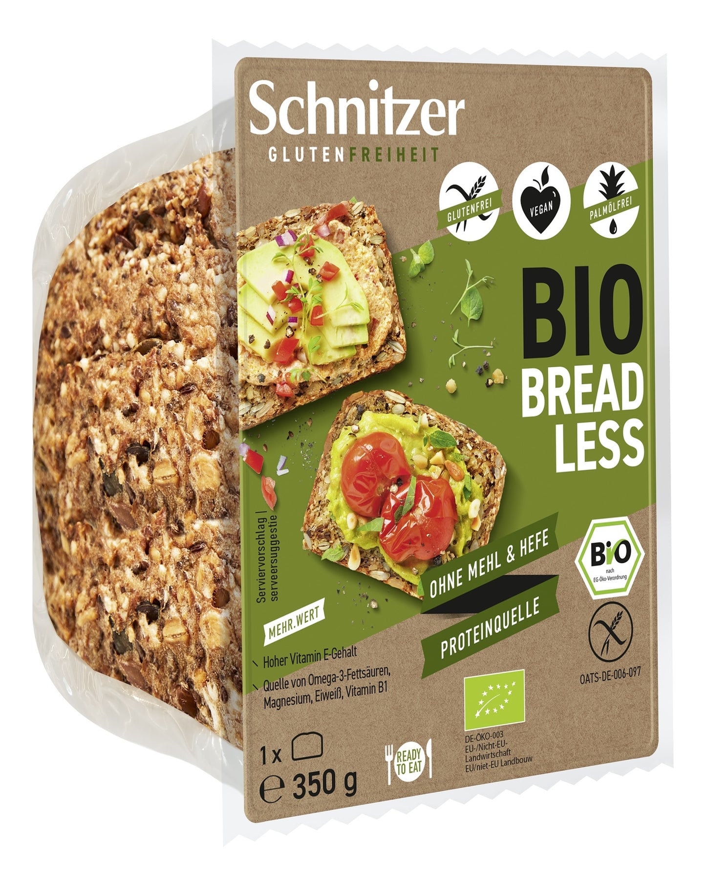 Pain tranché Schnitzer sans gluten, 350 g