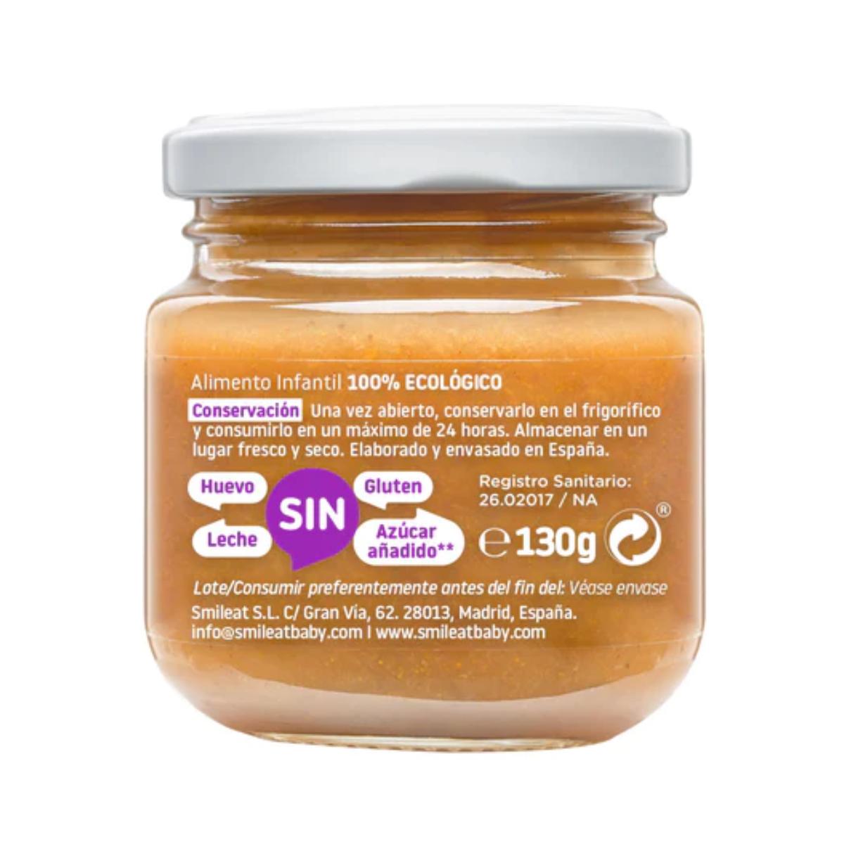 PROMO 3x Vasetto BIO Pera, Prugna e Banana +6 mesi Smileat 130 g