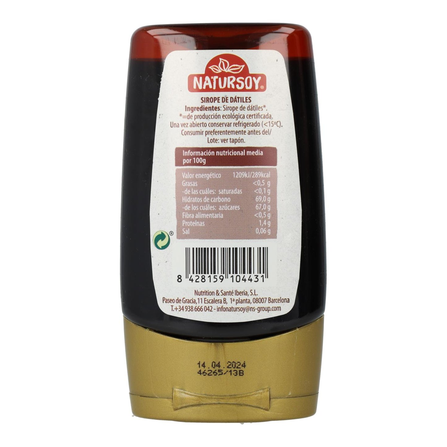 Date Syrup, 250 g. Natursoy