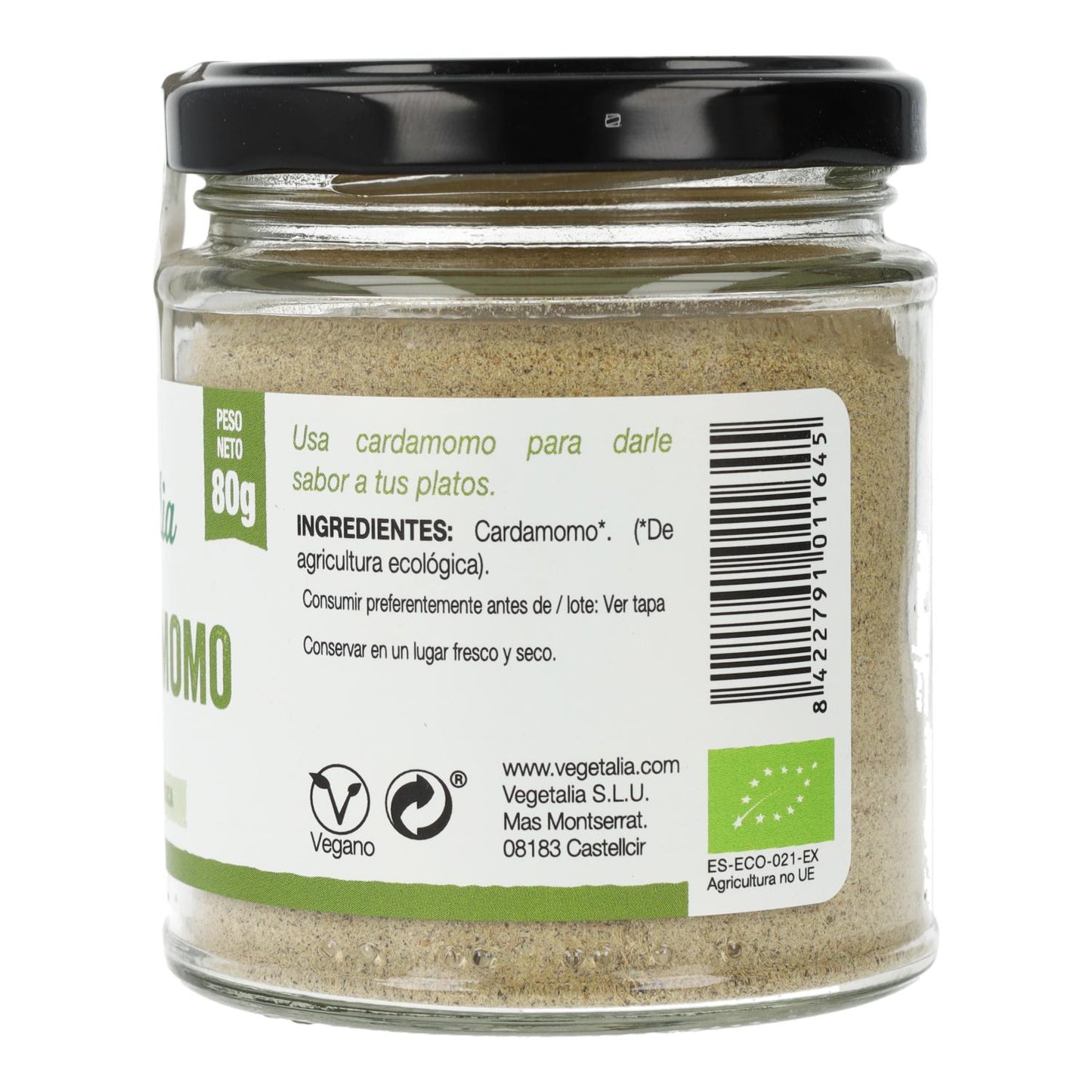 Cardamome en poudre Bio Vegetalia 80 g