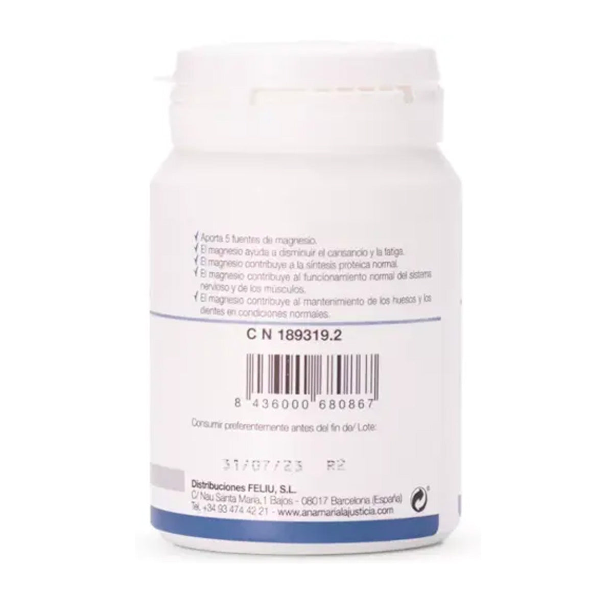 Magnesium Total 5 salter Ana María La Justicia 100 tabletter