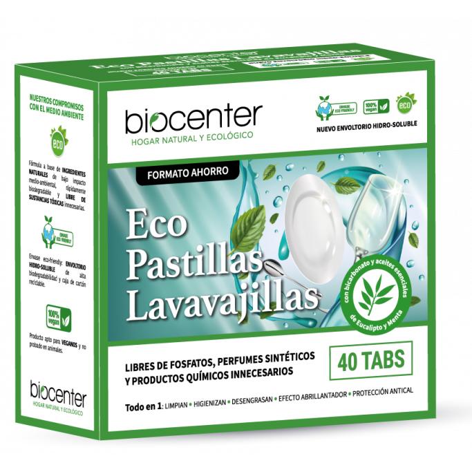 Ökologische Spülmaschinentabs, Biocenter, 40 Tabs