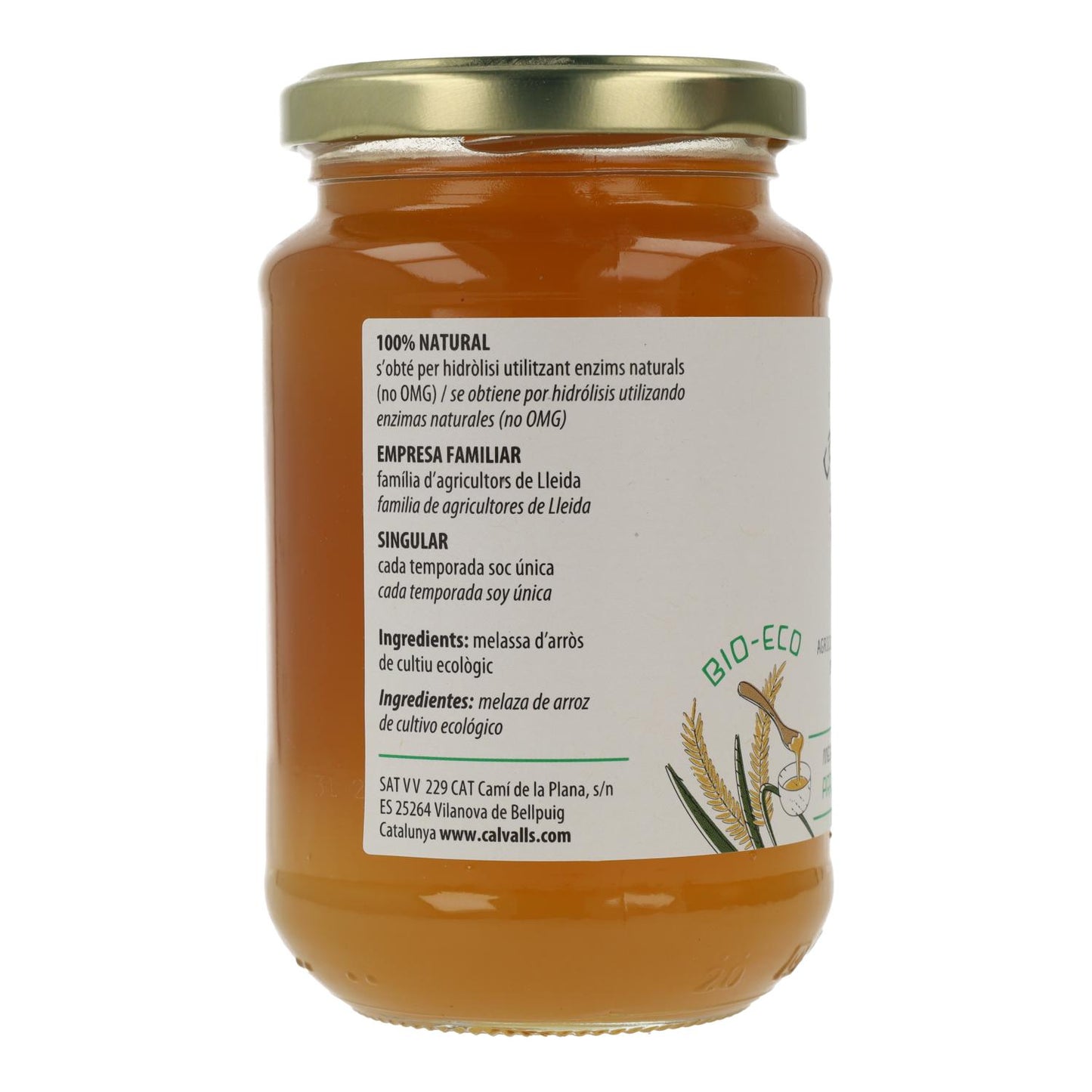 Reismelasse Cal Valls 450 g