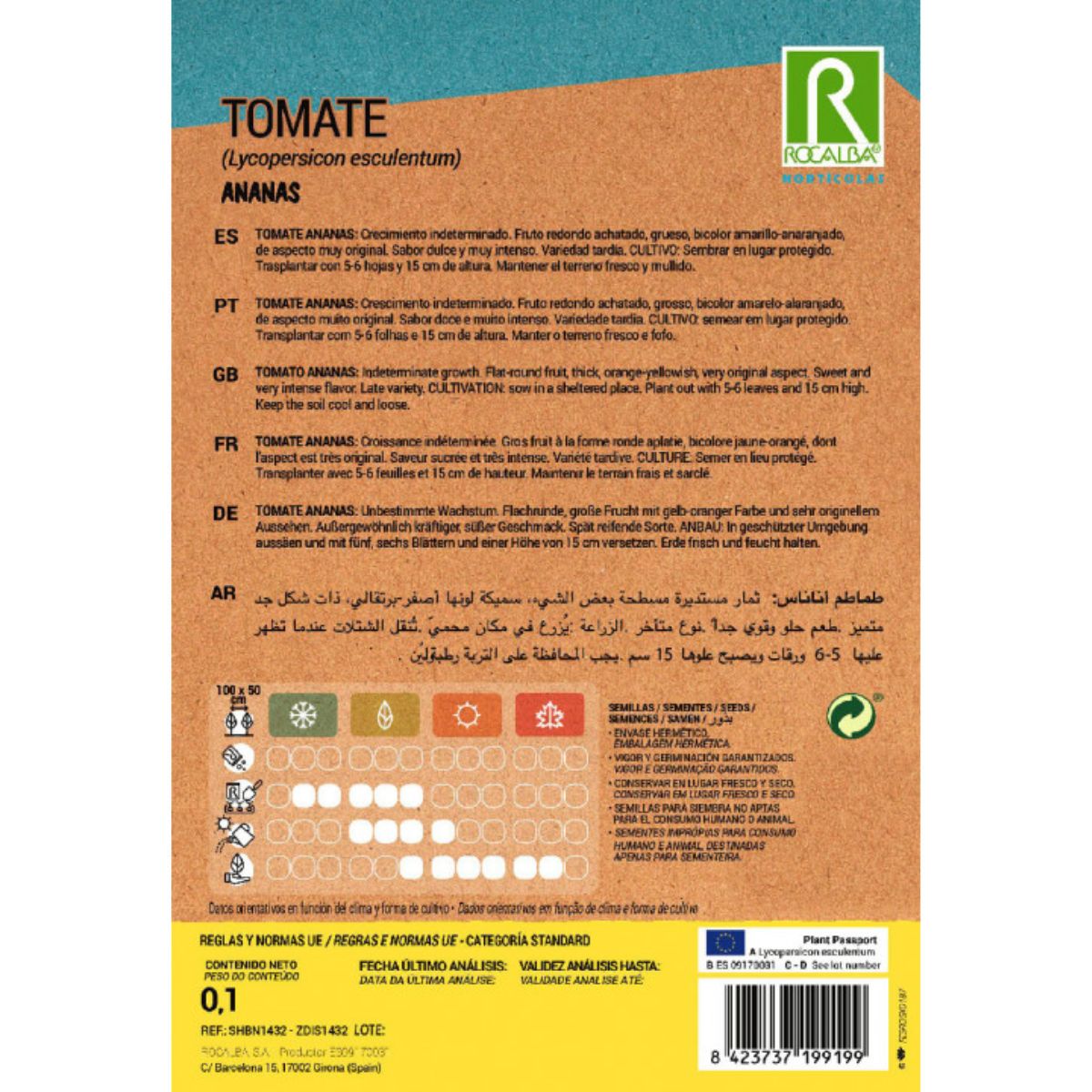 Semi di pomodoro ananas