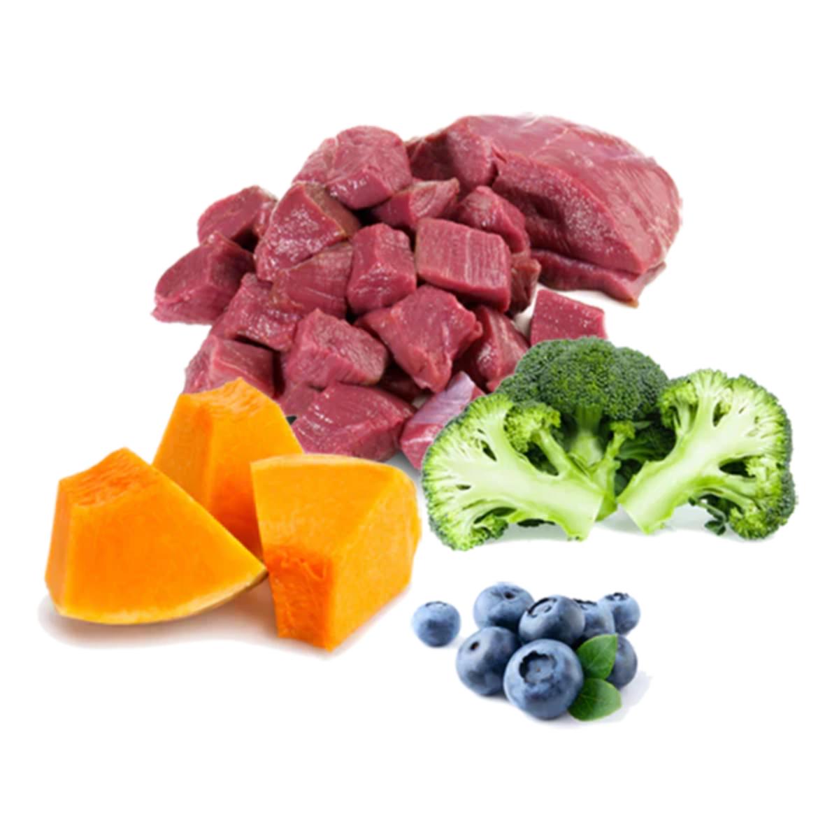 Barf-fuktfoder för hundar, hjortambrosia, Puromenu, 400 g