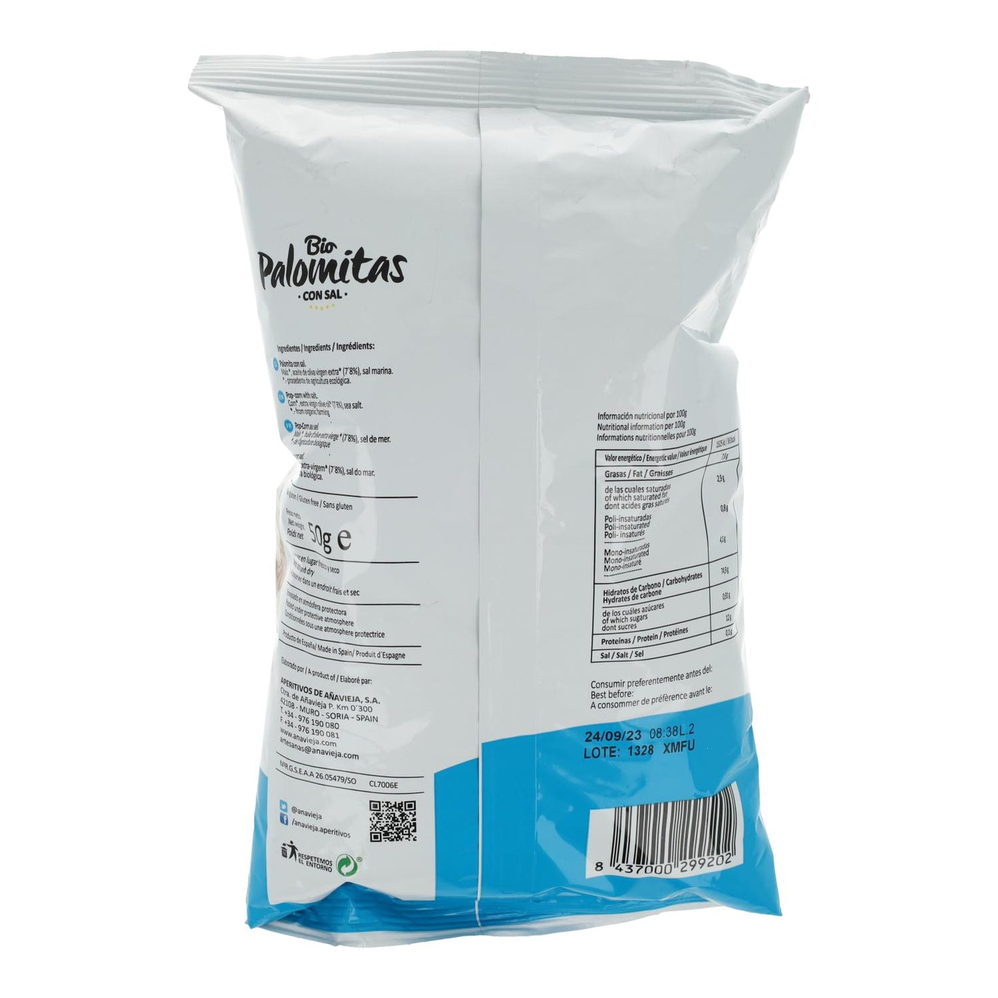 Popcorn in Añavieja olive oil 50 g