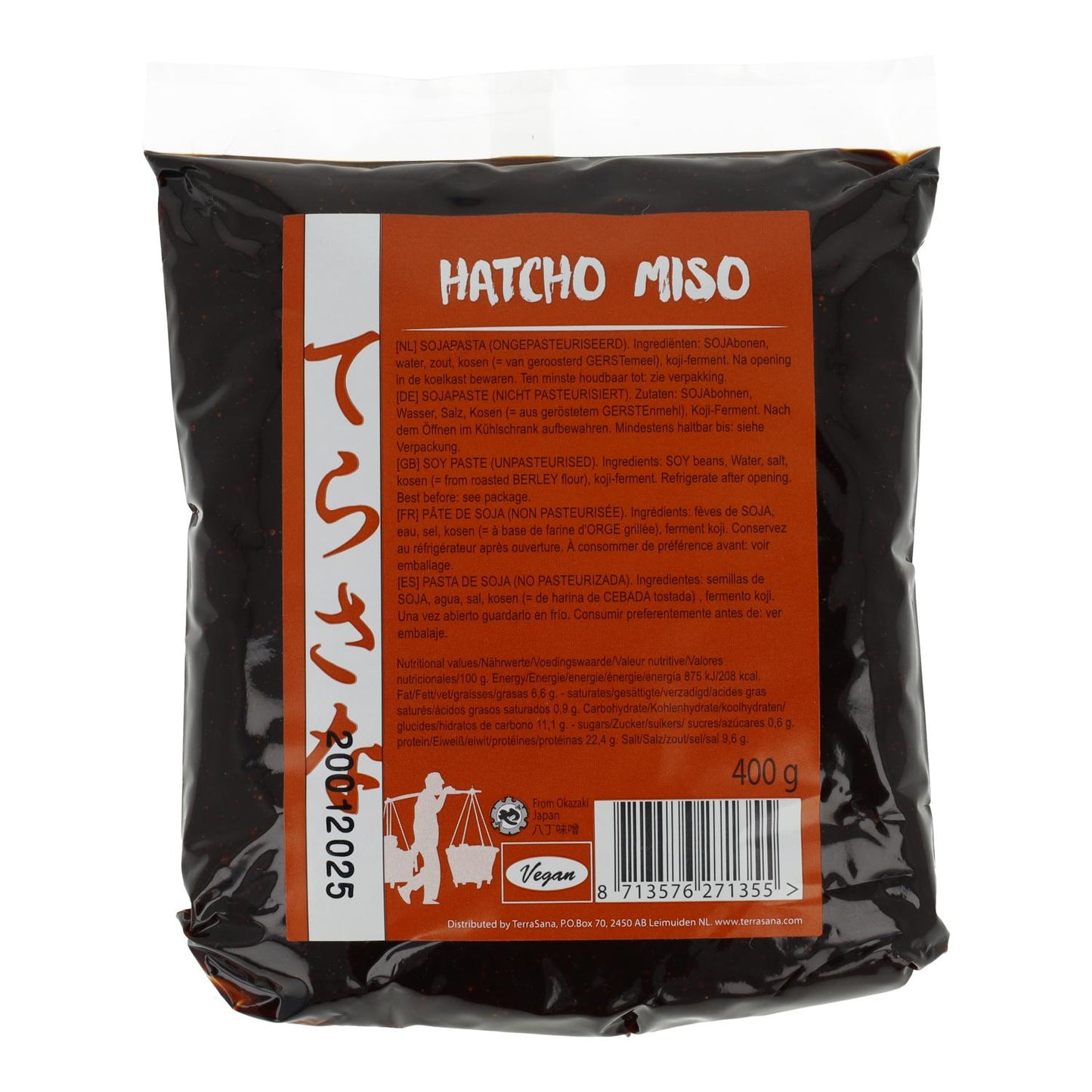 Hatcho Miso (Muso) Terrasana, 400 gr