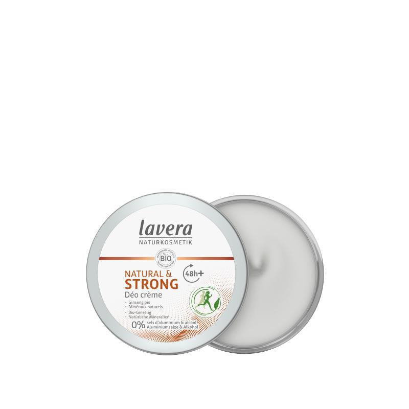 Deodorant-Creme 48h+ Strong & Natural Lavera 50 ml