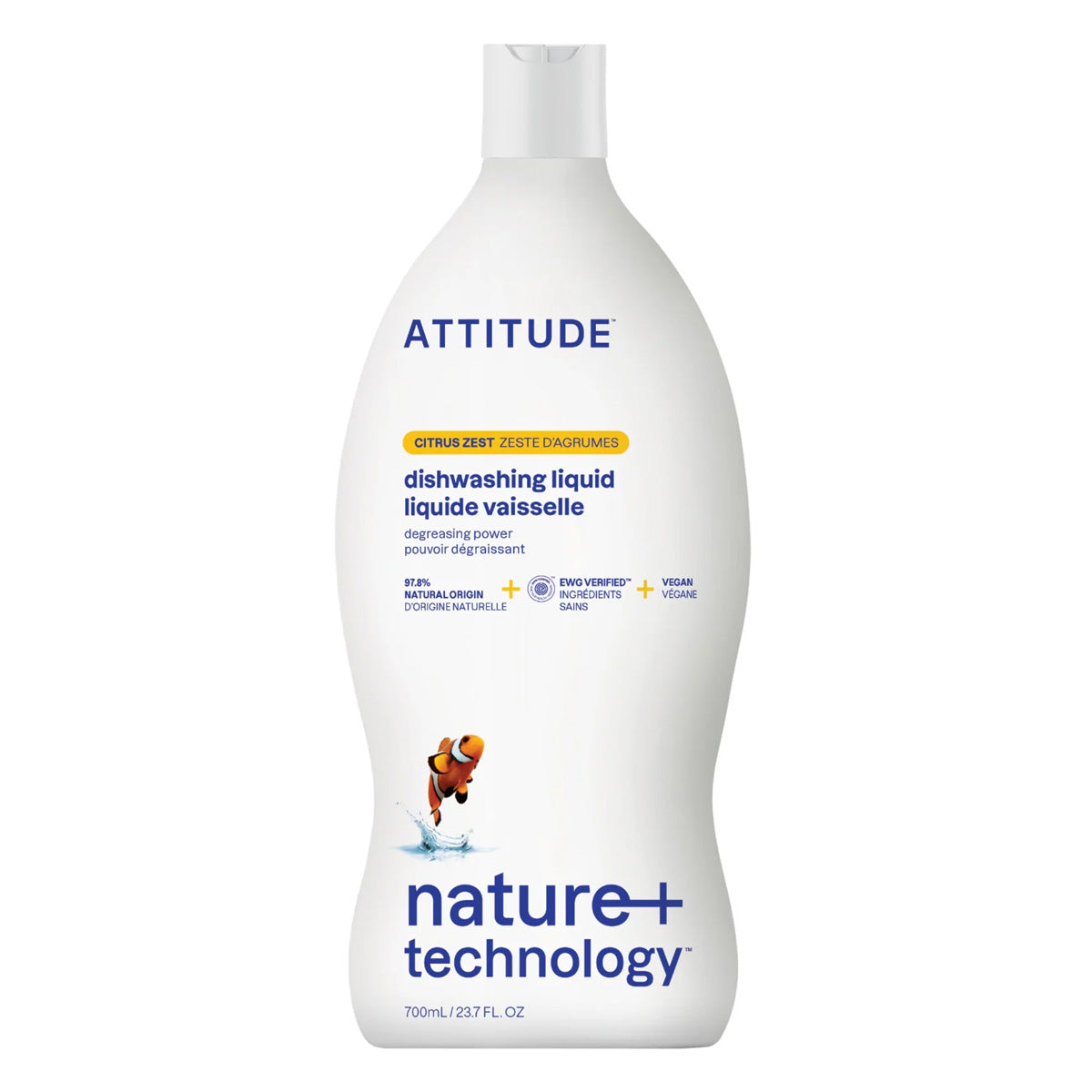 Afwasmiddel Citrus, Attitude, 700 ml