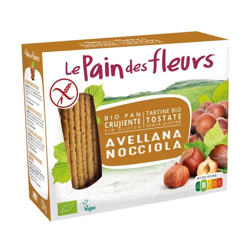 Le Pain des Fleurs gluten-free crunchy hazelnut toast 150 g