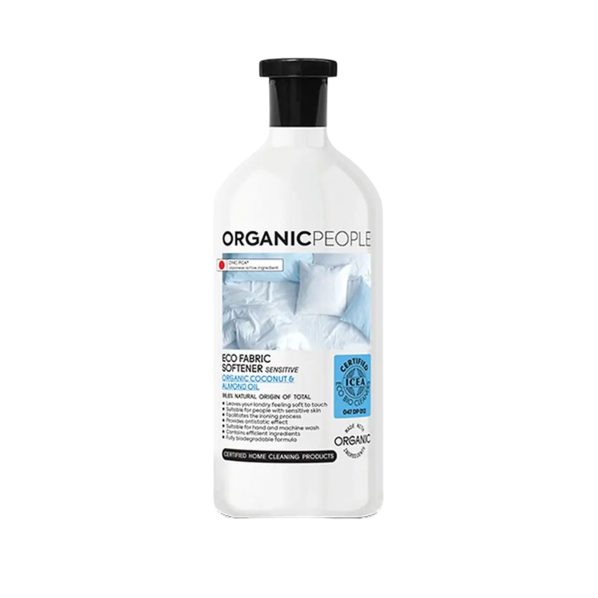 Adoucissant ECO à l'huile de coco et à l'huile d'amande biologiques, Organic People, 1000 ml