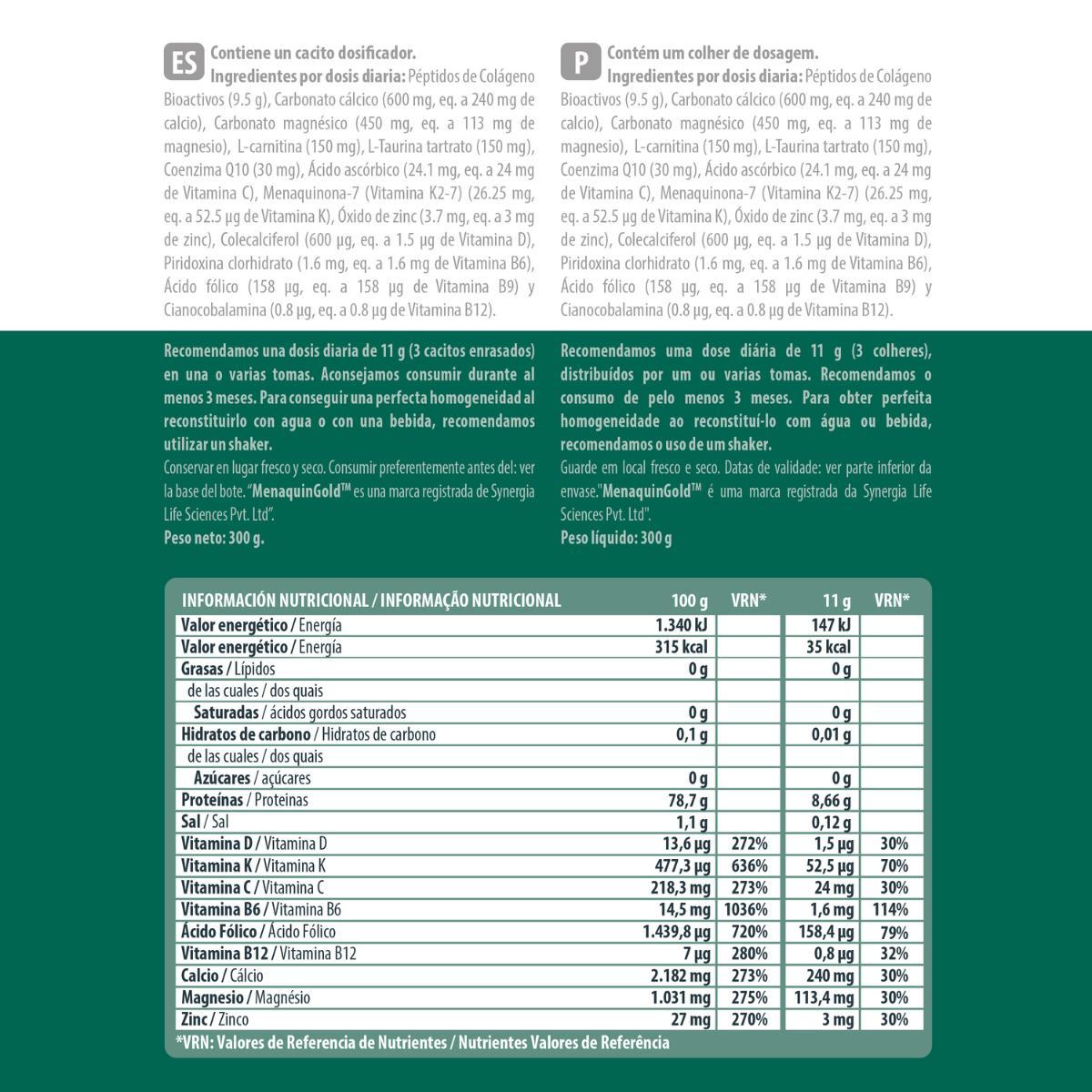 Collageenpeptiden voor prestaties Forticoll Sport 300 g