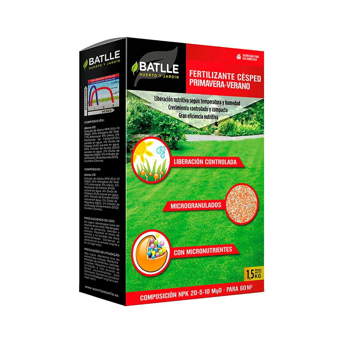 Batlle Spring-Summer Lawn Fertiliser 1.5 kg