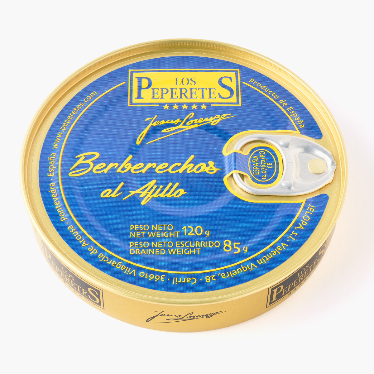 Coques à la sauce à l'ail Los Peperetes 120g