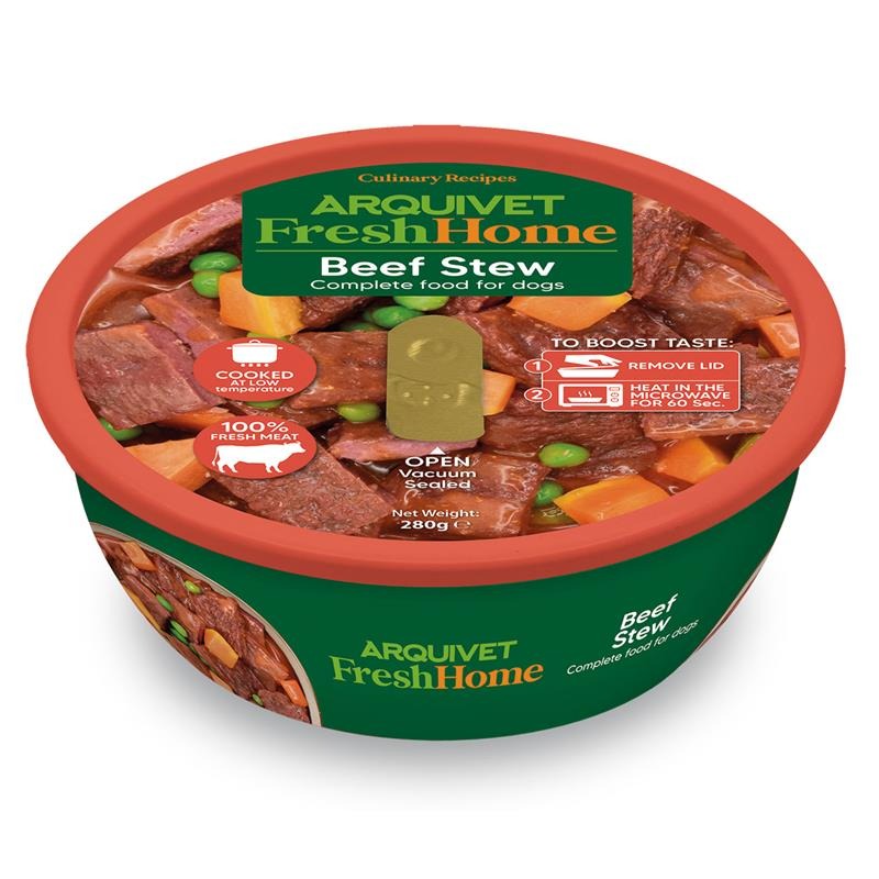 VARIETY PACK Fresh Home Stews Nassfutter für Hunde 6 x 280 g Arquivet