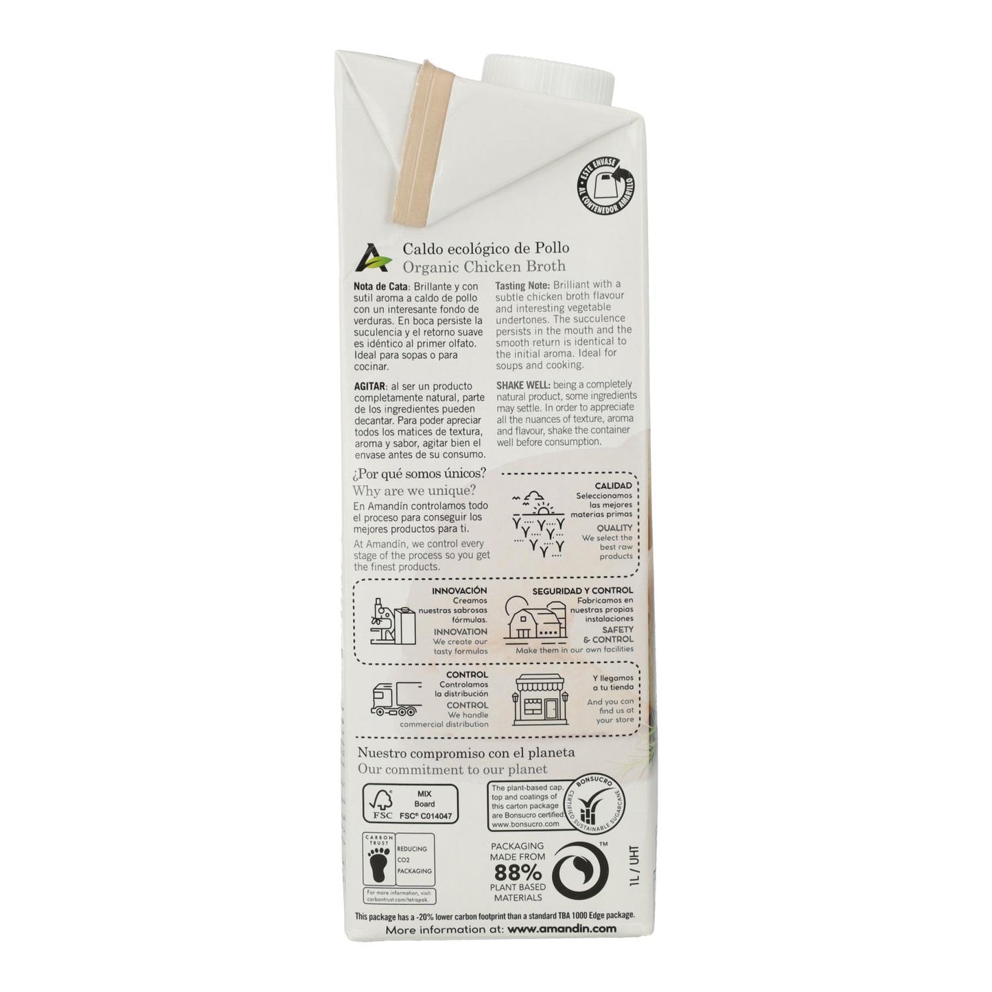 Hühnerbrühe Amandin 1 l