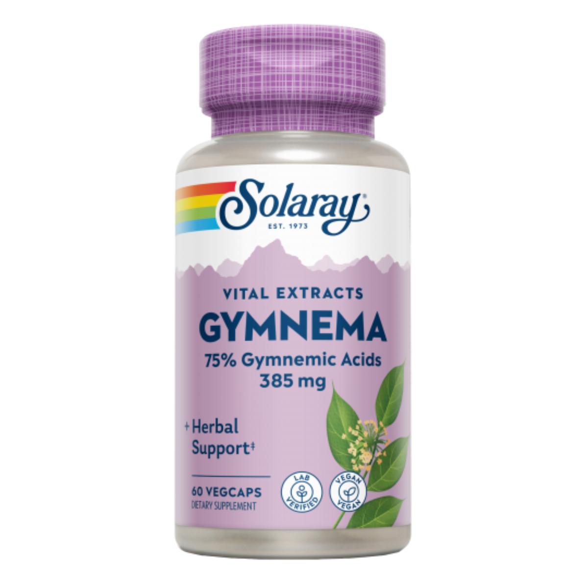 Gymnema 385 mg Solaray, 60 gélules