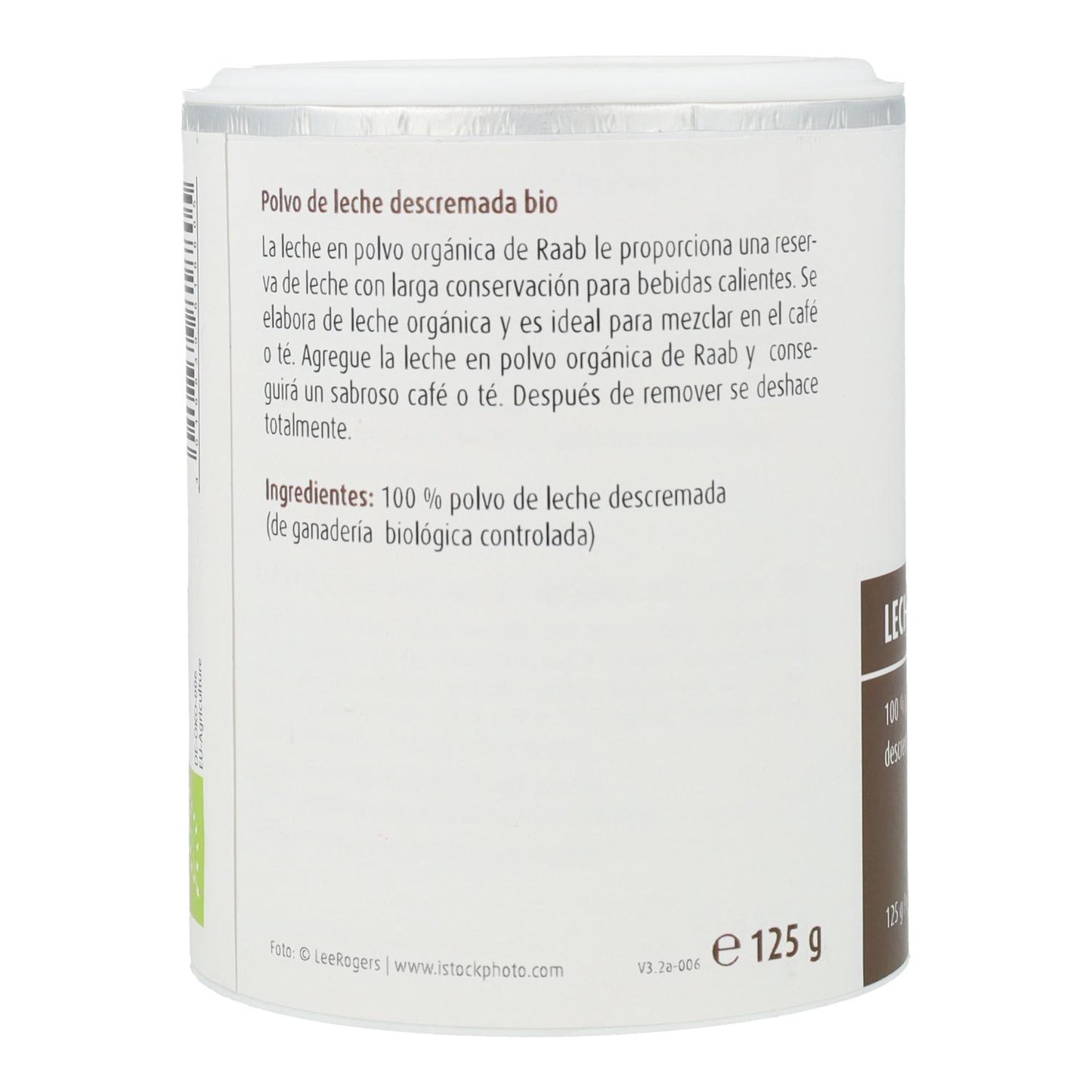 Lait en poudre Bio Raab 125 g