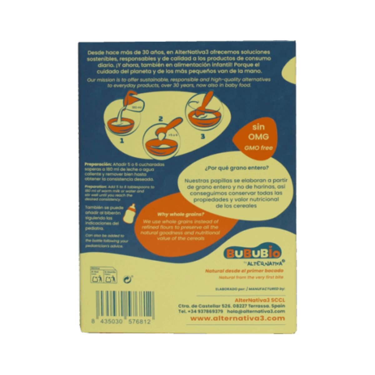 Bouillie de riz sans gluten BIO BUBUBIO 200 g
