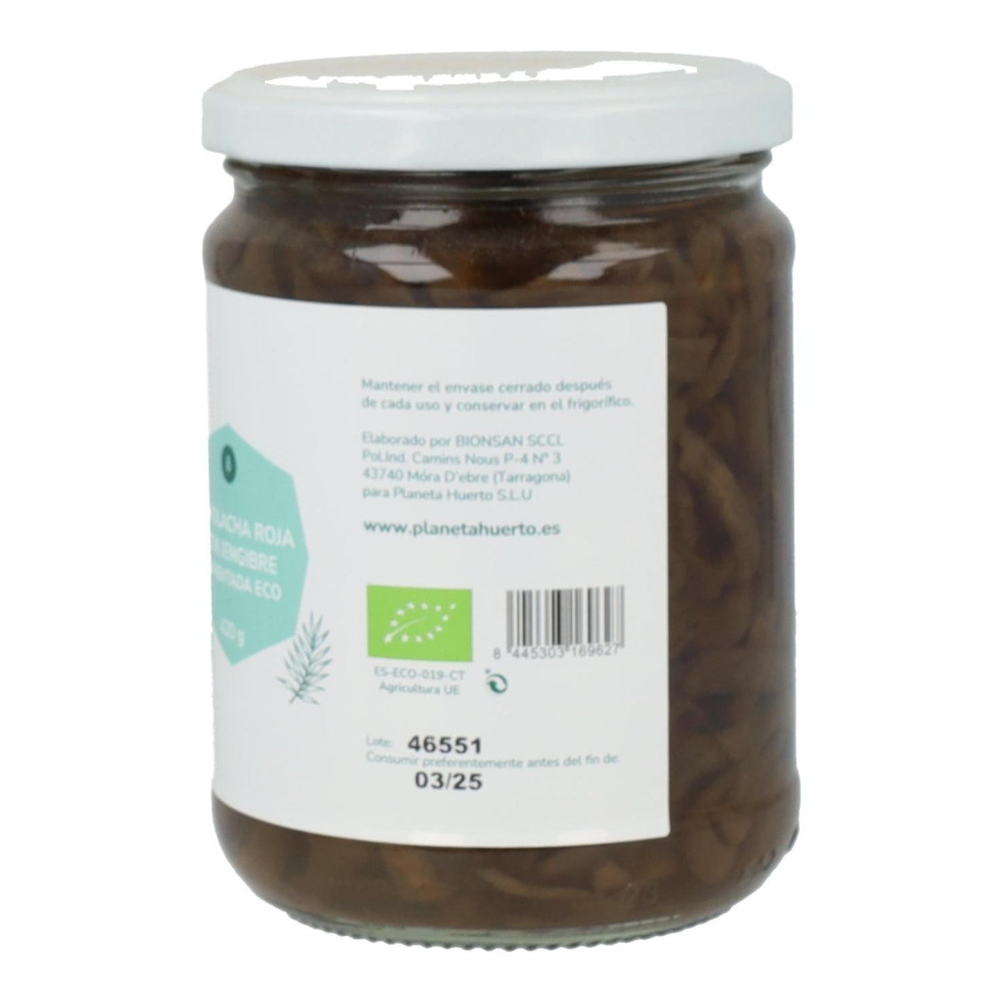 Fermentierte Rote Bete mit Ingwer Eco Planeta Huerto 420 g