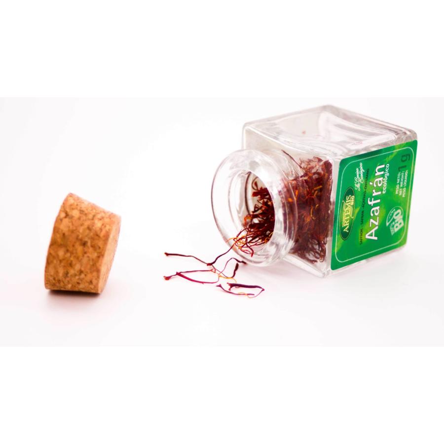 Safran bio en pot en verre Artemisbio 1 g