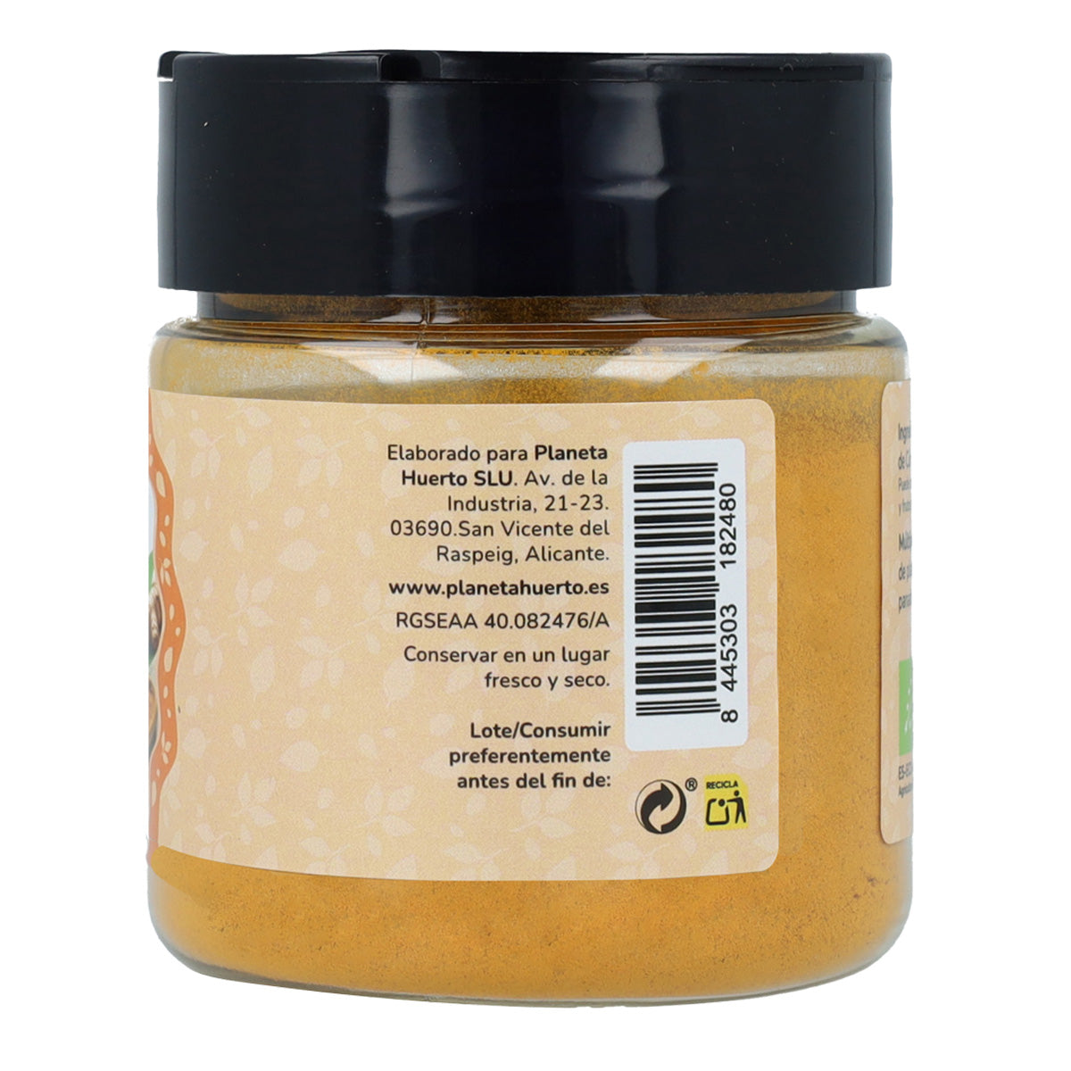 Gurkmeja i pulverform ECO Planeta huerto 100 g