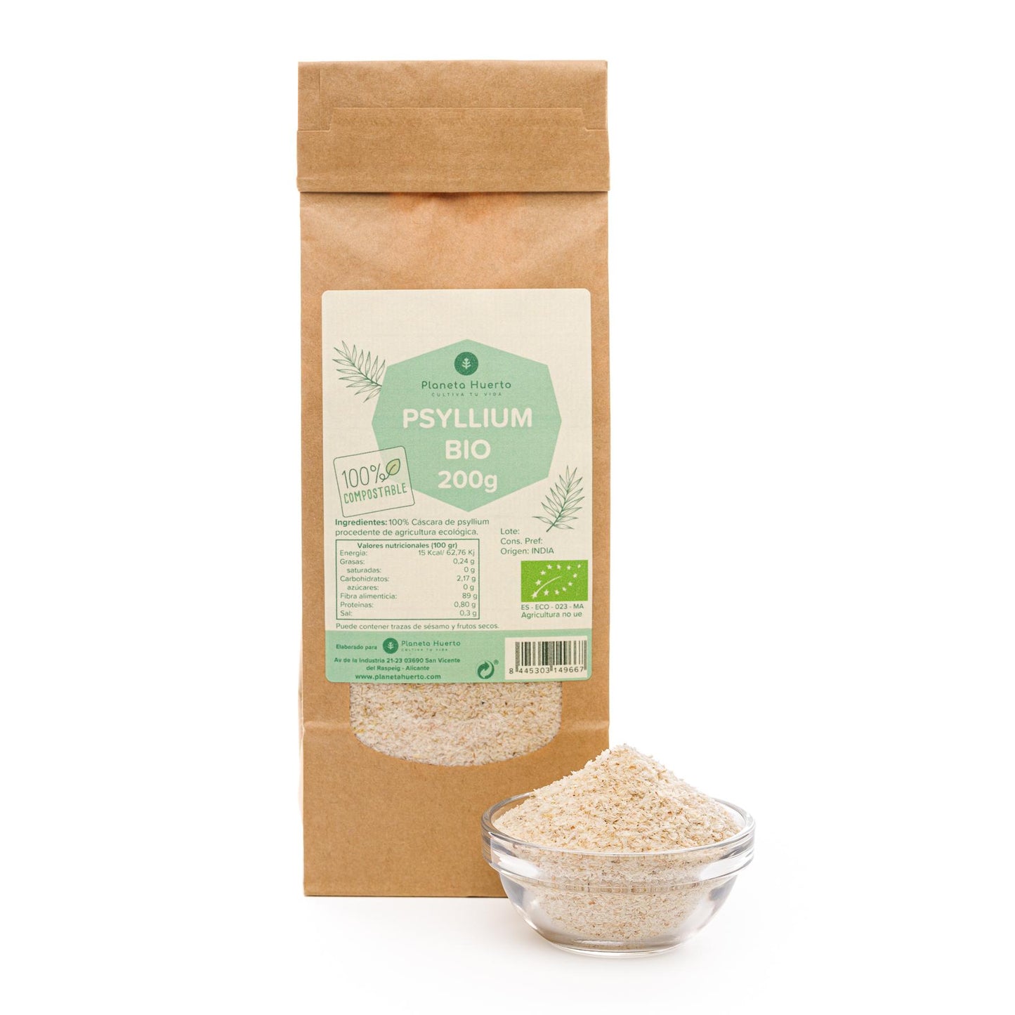 Psyllium Husk ECO Planeta Huerto 200 g