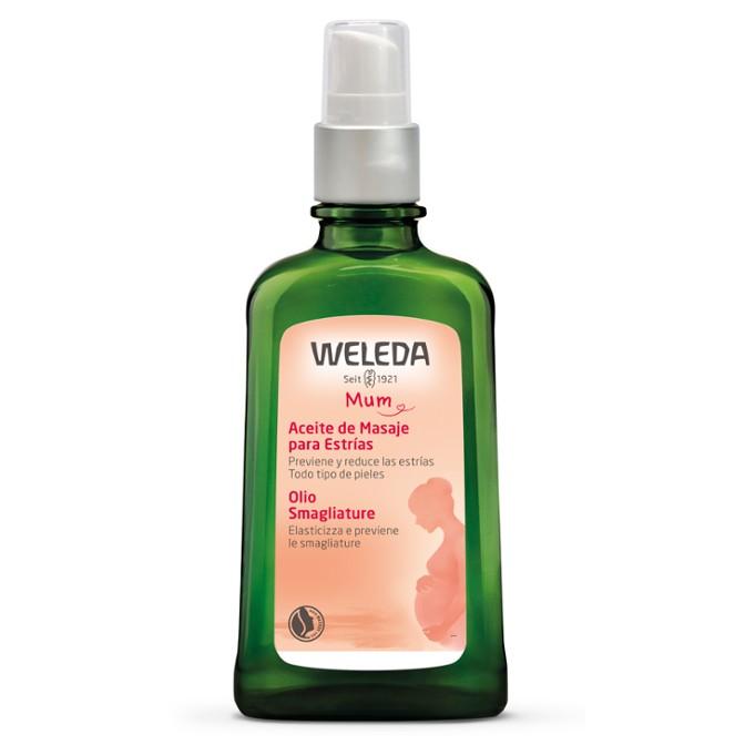 Confezione da 2 oli da massaggio anti-smagliature, Weleda, 100 ml